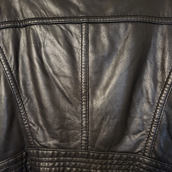 Avanti Leather Jacket Woman Large - Picture 4 of 9